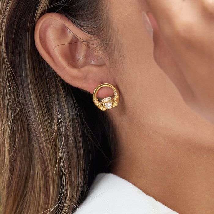 Adore earring on an ear